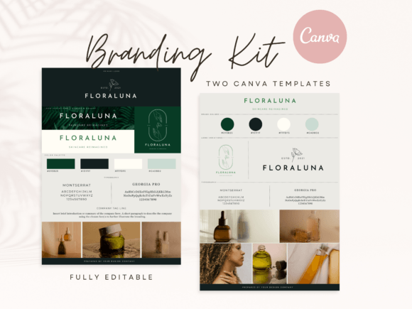Download Canva Branding Kit Template Lush Green - Premium Resources