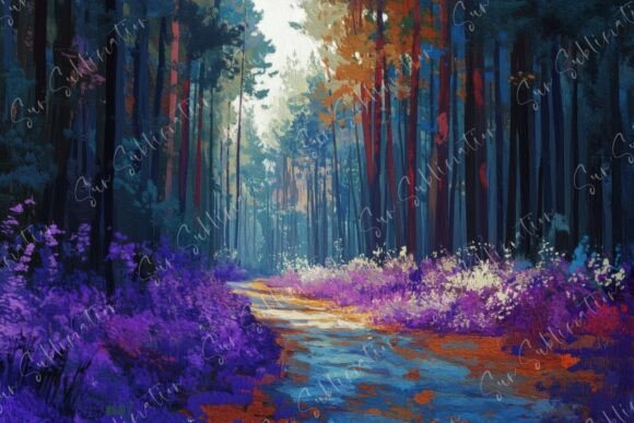 Download A Serene Pathway Through a Lush Forest - Premium Resources